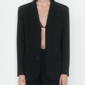 NWT ZARA WOOL BLEND BLAZER ZW COLLECTION